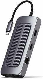 Хаб Satechi USB-C Multiport MX Adapter ST-UCMXAM (Space Gray) купить в интернет-магазине icover