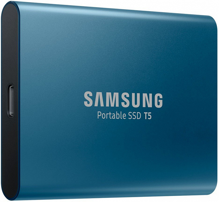 Внешний накопитель Samsung Portable SSD T5 500Gb MU-PA500B/WW (Blue) купить в интернет-магазине icover