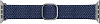 Ремешок Uniq Aspen Strap Braided (44MM-ASPOBLU) для Apple Watch 45/44/42 mm (Blue) купить в интернет-магазине icover