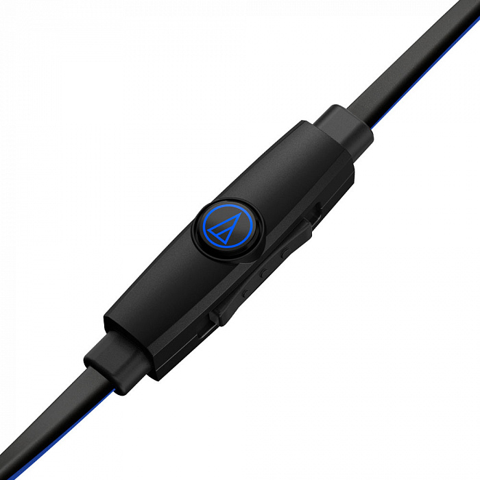 Audio-Technica ATH-AX5iS - мониторные наушники с микрофоном (Black/Blue) купить в интернет-магазине icover