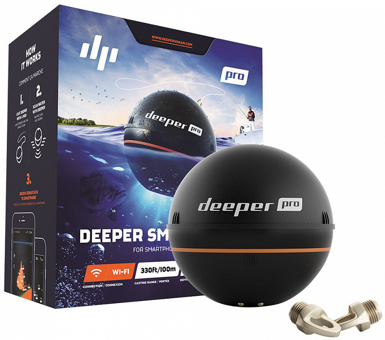 Беспроводной эхолот Deeper Sonar Pro (Wi-Fi) купить в интернет-магазине icover