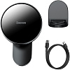Автомобильный держатель Baseus Big Energy Car Mount Wireless Charger (WXJN-01) для iPhone 12 (Black) купить в интернет-магазине icover