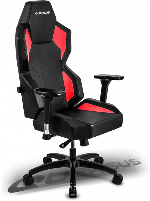 Игровое кресло Quersus Geos G702/XR (Black/Red) купить в интернет-магазине icover