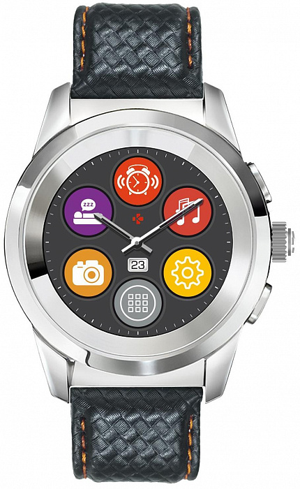 Смарт-часы MyKronoz ZeTime Original Regular (Titanium/Black) купить в интернет-магазине icover