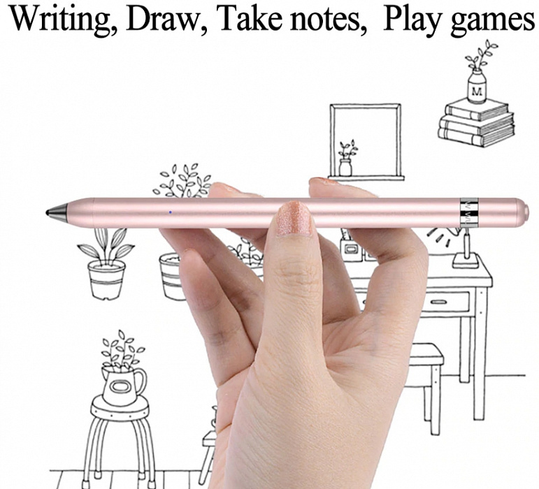 Стилус Wiwu P301 для iOS/Android (Pink) купить в интернет-магазине icover