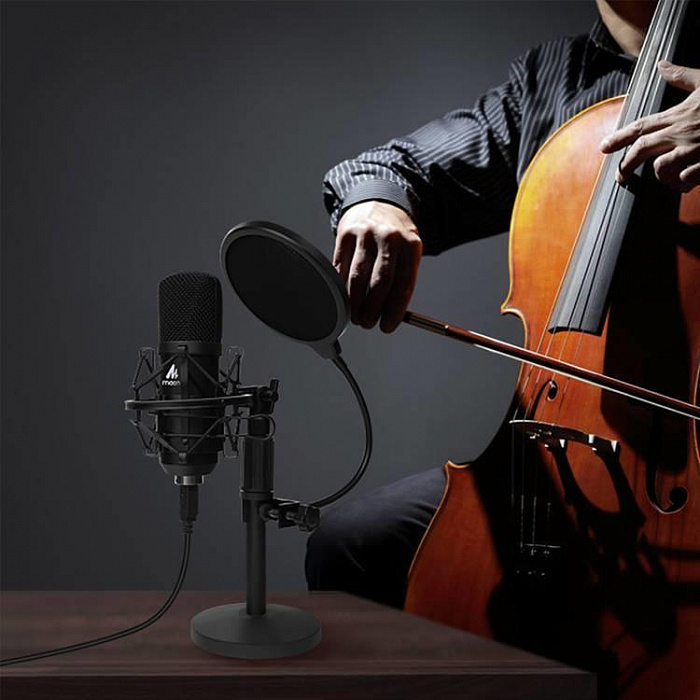 Микрофон Maono Podcast Kit AU-A04TC (Black) купить в интернет-магазине icover