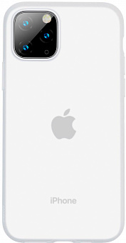 Чехол Baseus Jelly Liquid Silica Gel (WIAPIPH65S-GD02) для iPhone 11 Pro Max (Transparent White)