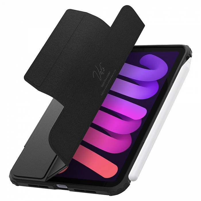 Чехол Spigen Ultra Hybrid Pro (ACS03765) для iPad mini 6 (Black) купить в интернет-магазине icover