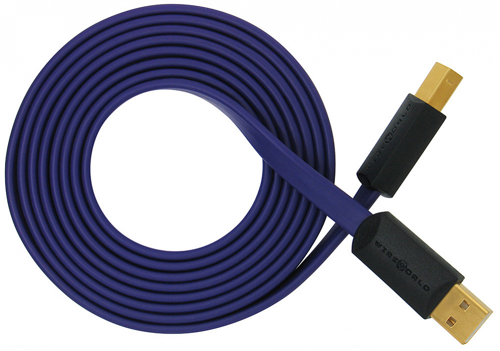 Wireworld Ultraviolet 7 USB A-B 5.0m - акустический USB-кабель купить в интернет-магазине icover