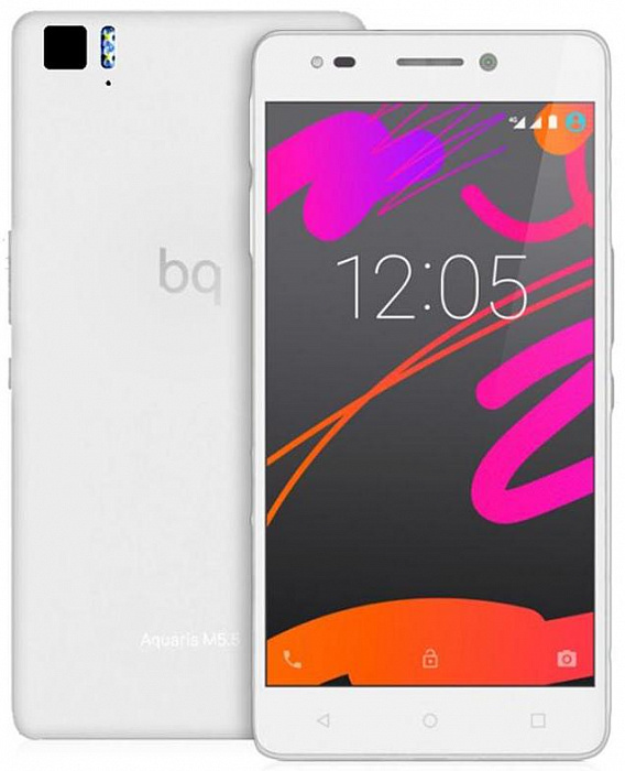 Смартфон BQ Aquaris M5.5 16GB 2GB (White) купить в интернет-магазине icover