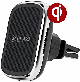 Автомобильный держатель Pitaka New MagMount QI Car Vent CM3001Q (Black)