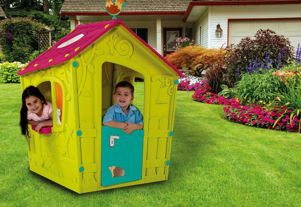 Игровой домик Keter Magic Playhouse (Green/Crimson) купить в интернет-магазине icover