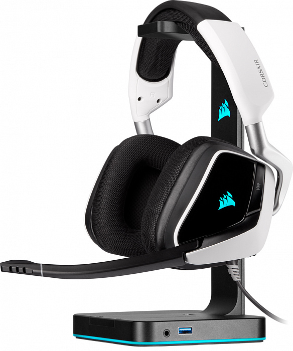 Игровая гарнитура Corsair Gaming VOID RGB Elite CA-9011204-EU (White) купить в интернет-магазине icover