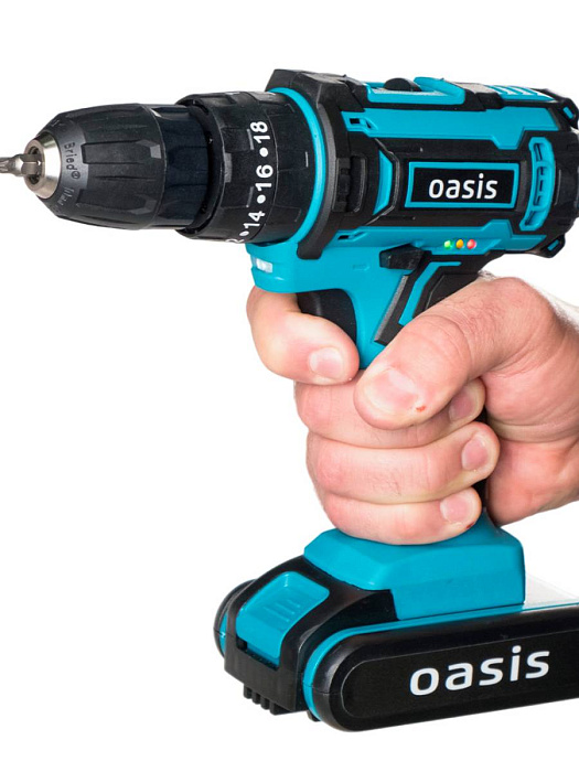 Аккумуляторный шуруповерт Oasis ASU-24S (Blue) купить в интернет-магазине icover