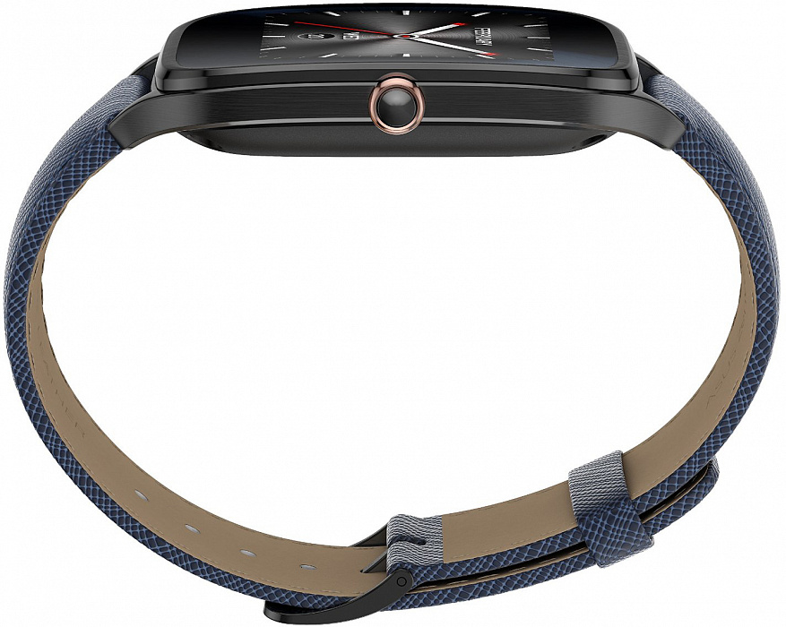 Смарт-часы Asus ZenWatch 2 (WI501Q(BQC)-2LBLU0014) Sparrow + Leather Strap Blue купить в интернет-магазине icover