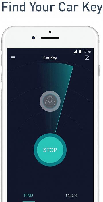 Электронный брелок Nonda ZUS Car Key Finder ZUKFBKMCC (Black) купить в интернет-магазине icover