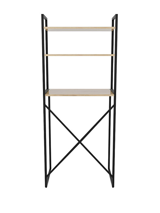 Стеллаж лофт над стиральной машинкой RIDBERG ATLANTA (Oak/Black) купить в интернет-магазине icover