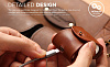 Чехол Elago Genuine Cow Leather Case (EAPLE-BK) для AirPods (Black) купить в интернет-магазине icover