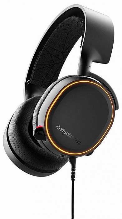 Наушники с микрофоном Steelseries Arctis 5 2019 Edition (Black) купить в интернет-магазине icover