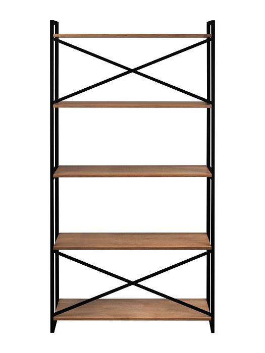 Стеллаж лофт RIDBERG CHICAGO 5 полок (Dark Oak) купить в интернет-магазине icover