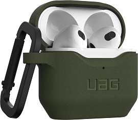 Чехол с карабином UAG Standard Issue Silicone_001 Case для AirPods 3 (Olive) купить в интернет-магазине icover