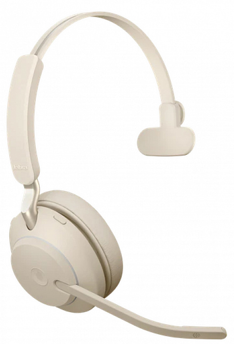 Гарнитура Jabra Evolve2 65 Link380c UC Mono Stand 26599-889-888 (Beige) купить в интернет-магазине icover