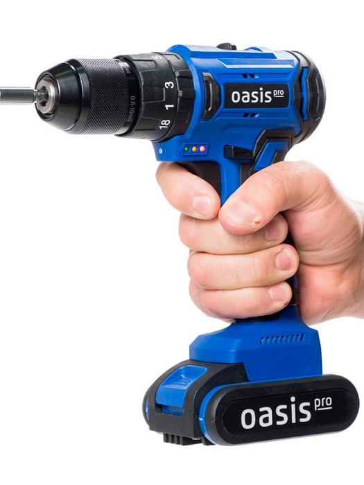 Аккумуляторный шуруповерт Oasis ASU-18V PRO (Blue) купить в интернет-магазине icover