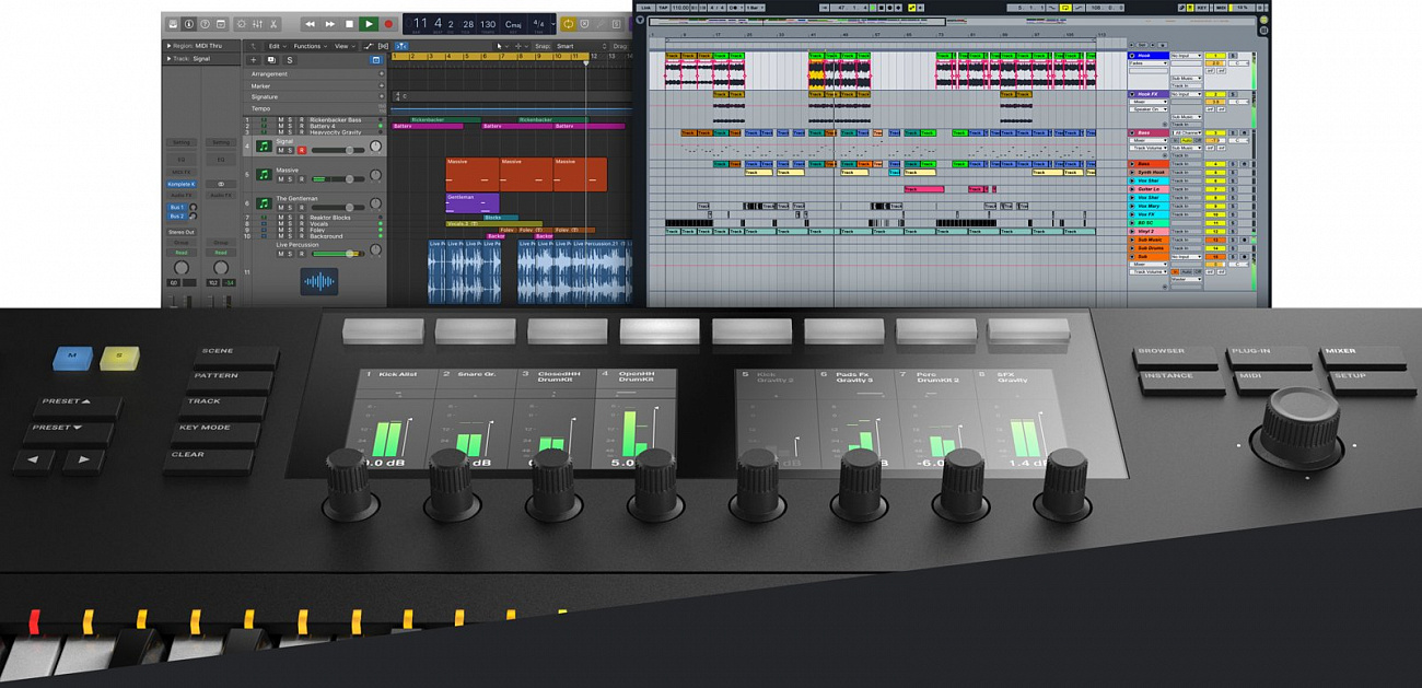 MIDI-клавиатура Native Instruments Komplete Kontrol S88 Mk2 (MCI56283) купить в интернет-магазине icover