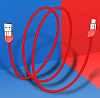 Двойной кабель для iPod, iPhone, iPad Baseus Couple Magnetic Lightning 1m (Red/Blue) купить в интернет-магазине icover