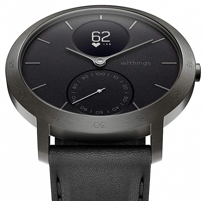 Умные часы Withings Activite Steel HR 40mm (Black/Slate Grey) купить в интернет-магазине icover