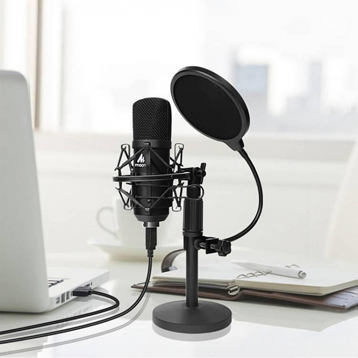 Микрофон Maono Podcast Kit AU-A04TC (Black) купить в интернет-магазине icover