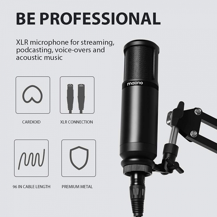 Микрофон Maono AU-PM320 (XLR) купить в интернет-магазине icover