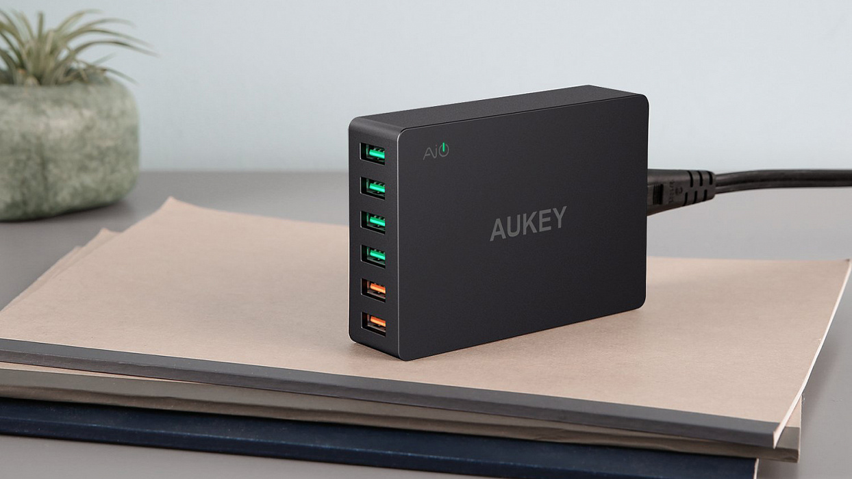 Сетевое зарядное устройство Aukey PA-T11 (Black) купить в интернет-магазине icover