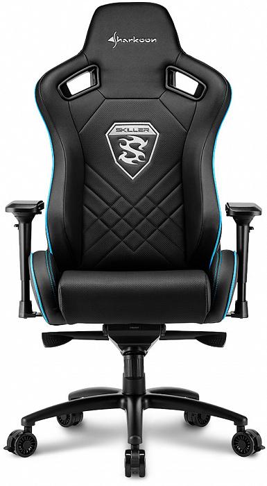 Игровое кресло Sharkoon Skiller SGS4 (Black/Blue) купить в интернет-магазине icover