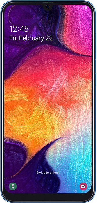 Смартфон Samsung Galaxy A50 64Gb SM-A505FZBUSER (Blue) купить в интернет-магазине icover