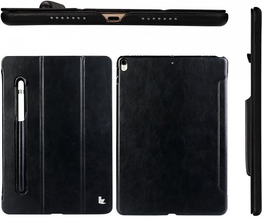 Чехол Jisoncase PU Leather JS-PRO-31M10 для iPad Pro 10.5 (Black) купить в интернет-магазине icover