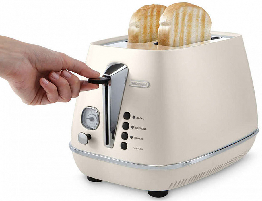 DeLonghi Distinta CTI 2103 - тостер (White) купить в интернет-магазине icover