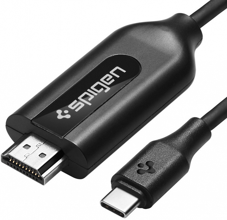 Кабель Spigen Essential C20CH USB-C to HDMI (Black) купить в интернет-магазине icover