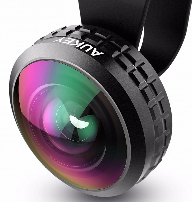 Широкоугольный объектив Aukey Optic Pro Super Wide Angle Lens PL-WD02 для мобильных устройств (Black) купить в интернет-магазине icover