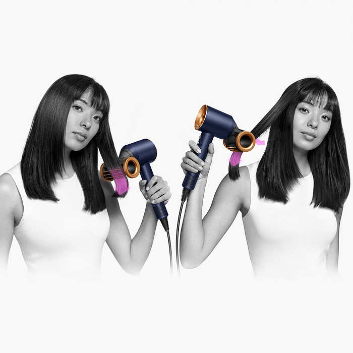Фен с кейсом Dyson Supersonic HD15 HK (3-pin) 460028-01 (Prussian Blue/Bright Copper) купить в интернет-магазине icover
