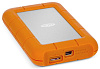 Внешний накопитель LaCie Rugged 250GB SSD USB 3.0 / Thunderbolt LAC9000490 (Orange) купить в интернет-магазине icover