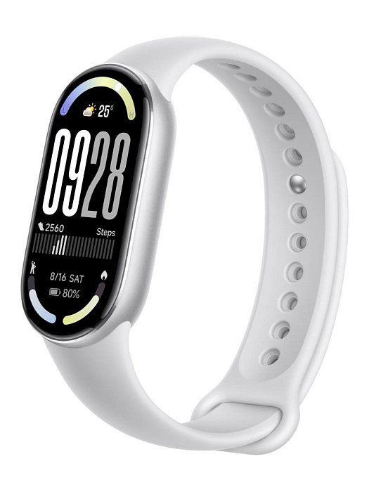 Фитнес браслет Xiaomi Smart Band 10 BHR07PSGL (Glacier Silver) купить в интернет-магазине icover