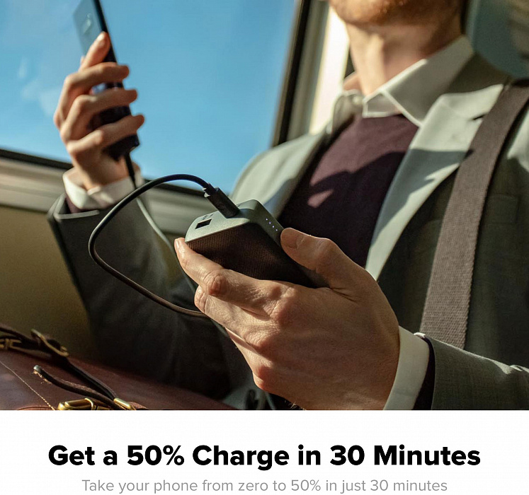 Внешний аккумулятор Mophie Powerstation PD XL (401101508) USB-C 10500 mAh (Black) купить в интернет-магазине icover