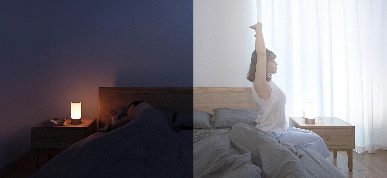 Настольная лампа-ночник Xiaomi Yeelight bedside lamp (Gold) купить в интернет-магазине icover