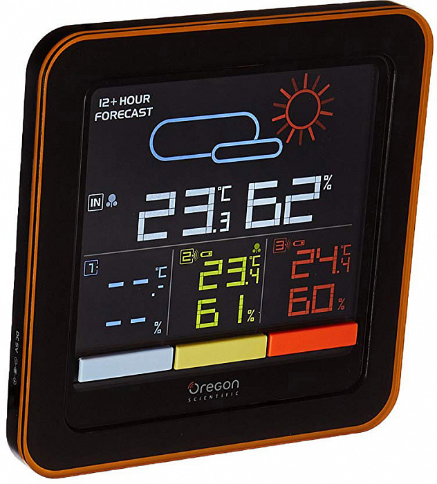 Метеостанция Oregon Scientific RAR502S (Black) купить в интернет-магазине icover