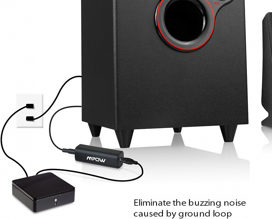 Шумоизолятор Mpow Ground Loop Noise Isolator (Black) купить в интернет-магазине icover