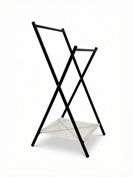 Вешалка напольная Ridberg стойка складная (Black) купить в интернет-магазине icover