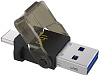 Картридер PQI Connect 312 USB 3.1 Type-C OTG (Black) купить в интернет-магазине icover
