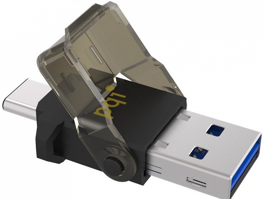 Картридер PQI Connect 312 USB 3.1 Type-C OTG (Black) купить в интернет-магазине icover