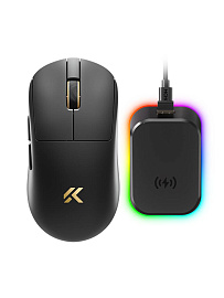 Мышь беспроводная Mchose A7 V3 Ultra+ (Black/Gold) купить в интернет-магазине icover
